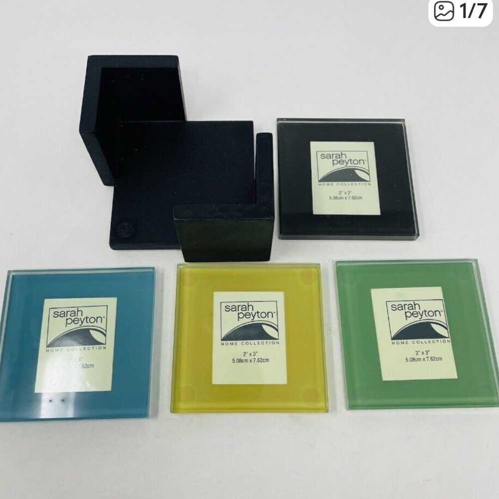 Glass Photo Coasters.